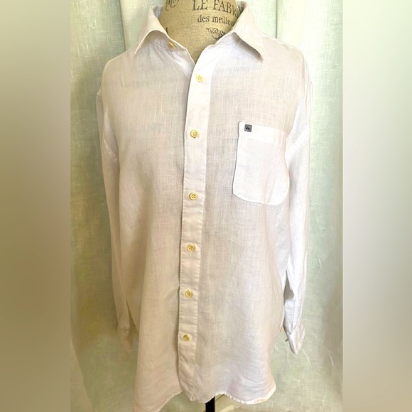 Quiksilver Other - Quicksilver Linen white button down shirt